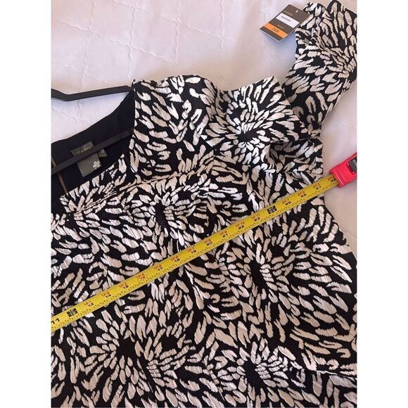 NWT Taylor Woman Fit n Flare Dress Size 24W Scoop Neck 3/4 Sleeve Zipper - Picture 5 of 9